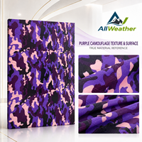 Tissu X-PAC camouflage violet personnalisé en nylon/polyester composite, motif losanges, imperméable et coupe-vent pour sacs à dos et activités de plein air