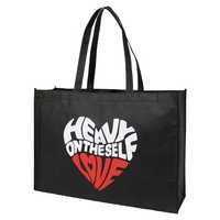 Haute qualité réutilisable grande épicerie Non-tissé Shopping sac fourre-tout coton caractéristiques