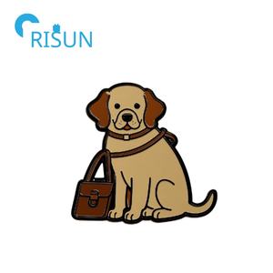 Fabricación esmalte cachorro perro Pin broche amarillo <span class=keywords><strong>Labrador</strong></span> Retriever solapa Pin personalizado <span class=keywords><strong>Labrador</strong></span> laboratorio perro Pin insignia - Product Image 2