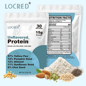 Proteína Vegana en Polvo de Marca OEM con Guisante Amarillo, Semilla de <span class=keywords><strong>Calabaza</strong></span>, Almendra, Chía y Semilla de Girasol para Desarrollo Muscular y Apoyo Digestivo - Product Image 3