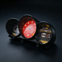 12.3" IPS LCD Digital Cluster Dashboard Vintage Porsche Cayman (987) 2005-2012 Speedometer Panel Instrumen Pintar Pemutar Linux
