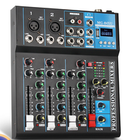 Nouveau contrôleur DJ en métal MG-04/console de mixage prix unique K Kit de carte de mixage Audio 4 canaux pour la musique
