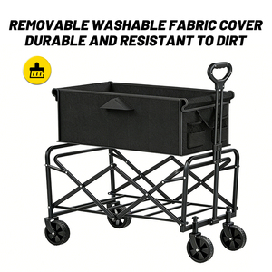 Alpicool <strong>Outdoor</strong> <strong>Garden</strong> Pull Trolley Collapsible Folding <strong>Cart</strong> Portable for Beach Camping - Product Image 4