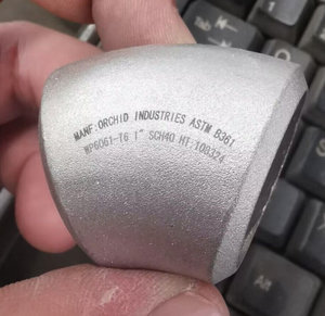 Liền mạch mông hàn phụ kiện đường ống 1-1/4 "sch40s AL 6061 T6 Hợp kim nhôm 90 độ dài bán kính 1.5d khuỷu tay - Product Image 2