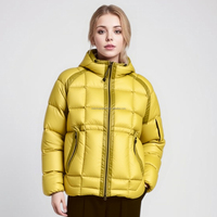 Blouson d'hiver personnalisé pour femmes, coupe-vent à capuche, doudoune pour femmes