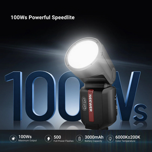 Flash cobra NEEWER Z3R 100Ws 24G TTL pour <span class=keywords><strong>Canon</strong></span> avec écran tactile, 1/8000s HSS 500, puissance maximale pour la prise de vue en continu - Product Image 2