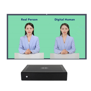 Noticias corporativas Portavoz digital Multilingüe Streamer Tecnología AI Digital Human Live Stream Box para TikTok Youtube Shopee - Product Image 2