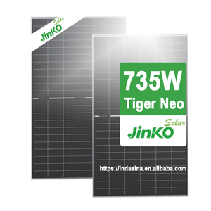 Panel Solar Jinko Tiger Neo N-Type 66HL5-BDV de 710-735 Vatios, Panel Fotovoltaico Bifacial de Doble Vidrio de 710, 715, 720, 725, 730, 735 Vatios - Product Image 2