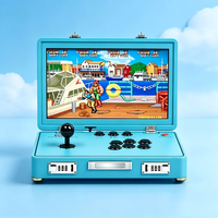 Mini console de jeux d'arcade pliable et portable pour la maison, machine de jeux de combat multi-modes