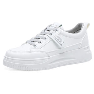 Meilleur Prix Chaussures Décontractées Polyvalentes pour Femmes, Baskets Blanches en Caoutchouc Résistant à Faible MOQ, Chaussures Scolaires <span class=keywords><strong>Femme</strong></span> - Product Image 2