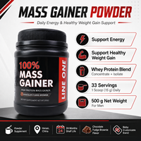 Bioby OEM Private Label Mass Gainer Whey Protein Powder Chocolate Cookie pour la croissance musculaire et le soutien à une prise de poids saine