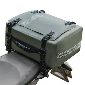 500D PVC 30L Cycling Mototravel Luggage Motorcycle Bag Saddle Bags New Nature OEM ODM 100% Waterproof Saddle Bags for Motorcycle