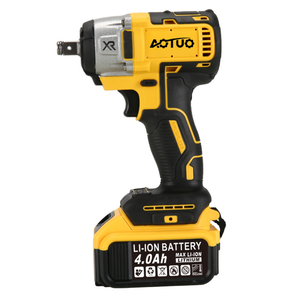 Kit d'outils électriques sans fil avec batterie au lithium 21V, perceuse électrique, coffret rigide, comprend une clé électrique, un tournevis combiné, OEM, métaux - Product Image 3