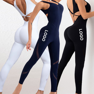 Maigre Fitness femmes body 2021 <span class=keywords><strong>combinaison</strong></span> élastique taille haute femmes une pièce combinaisons et barboteuses - Product Image 1