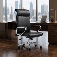Chaise de bureau en cuir PU écologique ALINUNU, directement de l'usine, pour bureau de direction, chaise de bureau ergonomique