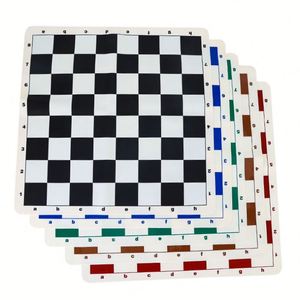 Custom Logo Manufacturer Direct Sale Waterproof Foldable Eco-Friendly Square Silicone Chess Teaching <b>Board</b> Game <b>Board</b> <b>Mat</b> Pieces - Product Image 6