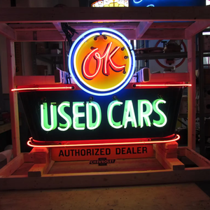 Aangepast Ontwerp Verlicht <span class=keywords><strong>Neon</strong></span> Glas Teken Waterdicht Bar Auto Teken Voor Gebouwen & Winkels Decoratie - Product Image 1