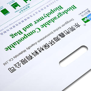 Custom Logo Luxury Grocery <strong>Bag</strong> Carrier Biodegradable PLA <strong>Plastic</strong> Shopping <strong>Bags</strong> for Supermarket Use <strong>with</strong> Shoes and Socks - Product Image 4