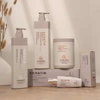 Shampooing capillaire de soins capillaires de marque privée soin antipelliculaire réparation traitements endommagés 800ml shampooing capillaire à la kératine KQ