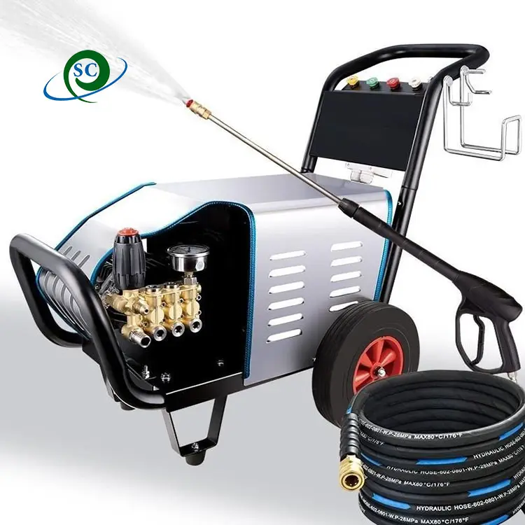 High Pressure Cleaner 200 Bar Car Wash Machine Hidrolavadora / 250 Bar 2000W Portable Electric High Pressure Car Washer Machine