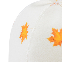 Chapeau de sauna en feutre recyclé écologique Maple Leaf Cream, vente en gros, logo personnalisé, directement de l'usine, bonnet de bain vapeur et spa