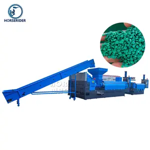 Machine de granulation de plastique, recyclage de plastique, ligne de granulation de PVC rigide PP PE ABS