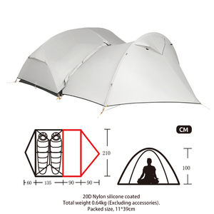 Tente Safari de luxe Tente <span class=keywords><strong>MSR</strong></span> Ultralégère En Vente Nouvelle Vitesse De Pain Ouvert En Plein Air GrowOutdoor 3-4 Personnes Tentes Camping En Plein Air - Product Image 3