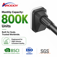 ARODDY 25 мм Карниз без сверления, 70-120 см, усиленный, из фосфатированной стали, с внутренним замком, для затемняющих штор, OEM
