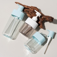 Emballage vide de bouteille de shampoing de luxe en plastique PET de savon liquide pour bébé avec logo personnalisé avec boîte 300ml 500ml