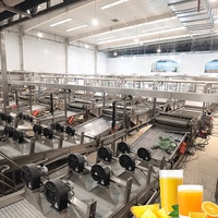 Complete set Mango Automatische PLC-gestuurde lijn voor gedroogd fruit, roestvrijstalen machines, 60-1500 ton/uur, elektrisch gestookt.