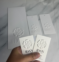 Cartes de présentation d'ongles personnalisées imprimées avec gaufrage/débossage/estampage à chaud, en papier d'art 400 g/m² avec logo 3D débossé