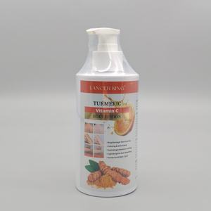Autocollants personnalisés, lotion corporelle au curcuma et à la vitamine C, éclaircissante pour les taches brunes, pour peau noire, femme - Product Image 5