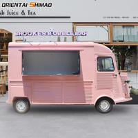 Promotion : Remorque de Restauration Mobile, Chariot à Hot-dogs et Glaces, Chariot de Restauration Rapide, Cuisine Mobile, Camion-Remorque Alimentaire