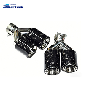 ปลายท่อไอเสียคาร์บอนไฟเบอร์ทนความร้อน พร้อมโครงสร้างคาร์บอนฟอร์จ สำหรับอัพเกรดประสิทธิภาพท่อไอเสียรถยนต์ทั่วไป - Product Image 3