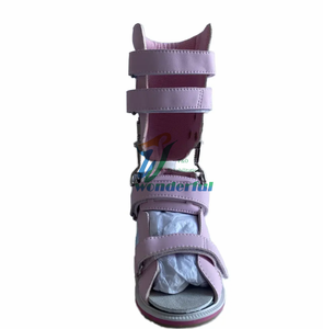 Sandali antiscivolo in pelle alla caviglia alta AFO fisioterapia piedi piatti correzione scarpe ortopediche mediche per bambini - Product Image 6