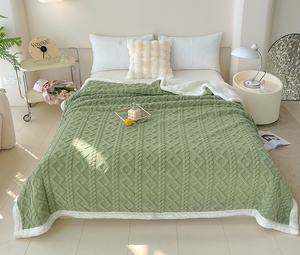 Sherpa Fleece <strong>Throw</strong> Blanket 100x150cm, Fluffy Soft Warm <strong>Throws</strong> <strong>for</strong> Sofa Fleece Thick Blanket <strong>for</strong> Bed, <strong>Couch</strong>, Sofa and Chair - Product Image 3