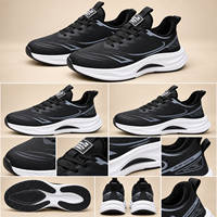 Chaussures de course légères en maille pour hommes, baskets athlétiques à lacets, semelle extérieure antidérapante, chaussures de sport pour la salle de sport, l'entraînement, le jogging, la marche quotidienne