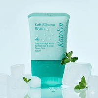 Tube de soin du cuir chevelu personnalisable de 120 ml avec tête de peigne en silicone souple - Applicateur massant OEM/ODM pour sérum de croissance capillaire