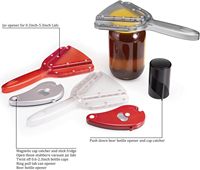 Ouvre-bocal pour les mains faibles et les personnes âgées atteintes d'arthrite, ouvre-bouteilles facile à utiliser, gadgets de cuisine uniques
