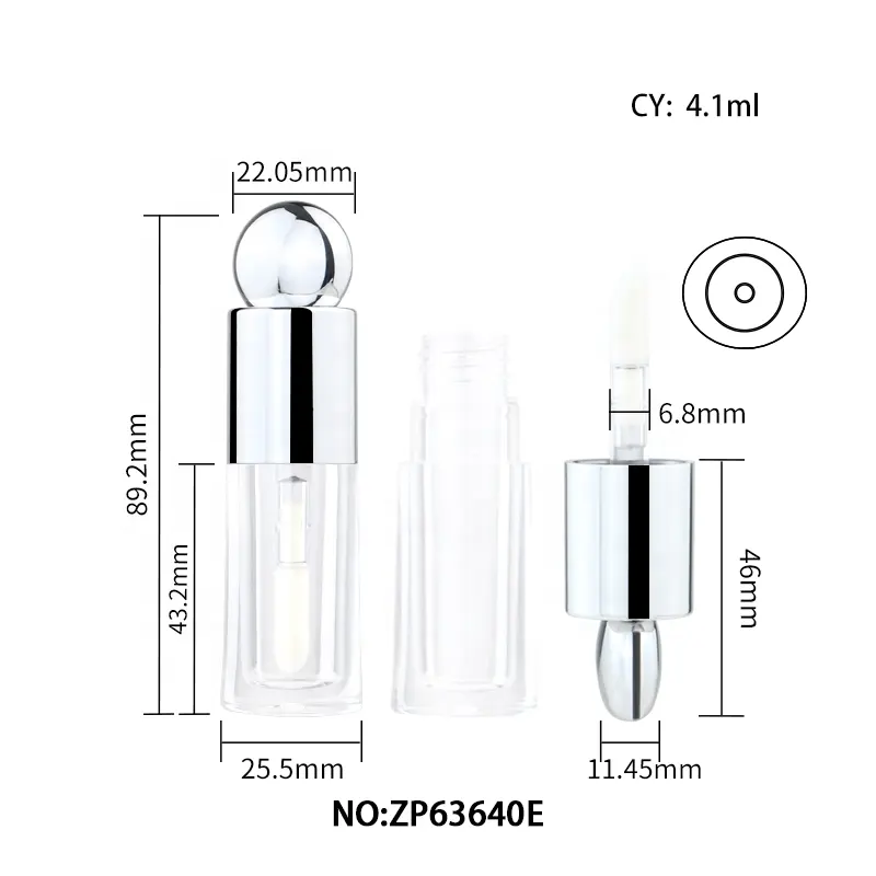 empty lipgloss tube 2024 unique cosmetic containers packaging liquid lipstick containers wholesaler price lip gloss tube