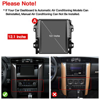 Android 11 pour Toyota Fortuner 2016-2021 pour Tesla écran autoradio lecteur multimédia GPS navigation stéréo autoradio Carplay
