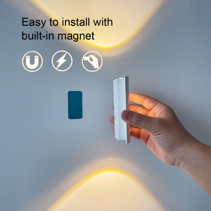 Hiện đại chiếu sáng trong nhà lên xuống có thể sạc lại tường đèn treo tường 3 màu thay đổi độ sáng 5V USB tủ bếp không dây dẫn cảm biến chuyển động ánh sáng - Product Image 4