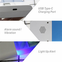 J & R nouveau dispositif médical domestique 7 grilles PP de qualité alimentaire USB Rechargeable Pop-up médecine stockage voyage poche boîte à pilules minuterie