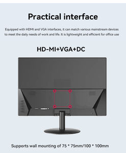 19 19.5 21.5 23.6 23.8 <span class=keywords><strong>24</strong></span> <span class=keywords><strong>pouces</strong></span> 1K 2K 60Hz 75hz 100hz Moniteur à écran LCD pour <span class=keywords><strong>PC</strong></span> de bureau - Product Image 6