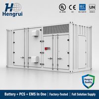 Conteneur BESS 40 pieds 10 MWh 1500 Vcc Durable pour Stabilisation du Réseau ESS, Refroidissement Liquide LFP et Système de Suppression d'Incendie HVAC