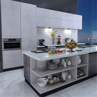 Armoire de cuisine avec finition laquée