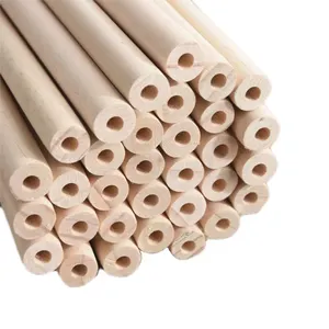 Wood Craft Sticks Unvollendete runde Holzstäbchen für DIY unvollendete Holz Scroll ruten für Einladungen