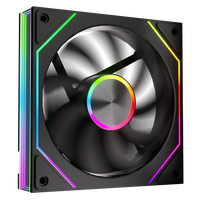 Ventilateurs ARGB noir et blanc de 120mm pour boîtier PC et refroidisseur liquide Refroidissement de jeu haute Performance Ventilateur RVB de refroidissement d'ordinateur