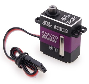 <span class=keywords><strong>Servo</strong></span> AGFRC A20CLS de Alta Velocidad (0.08s), 7.5kg de Torque, Carcasa de Aluminio sin Núcleo, <span class=keywords><strong>Mini</strong></span> <span class=keywords><strong>Servo</strong></span> para Autos <span class=keywords><strong>RC</strong></span> 1/24 - Product Image 6