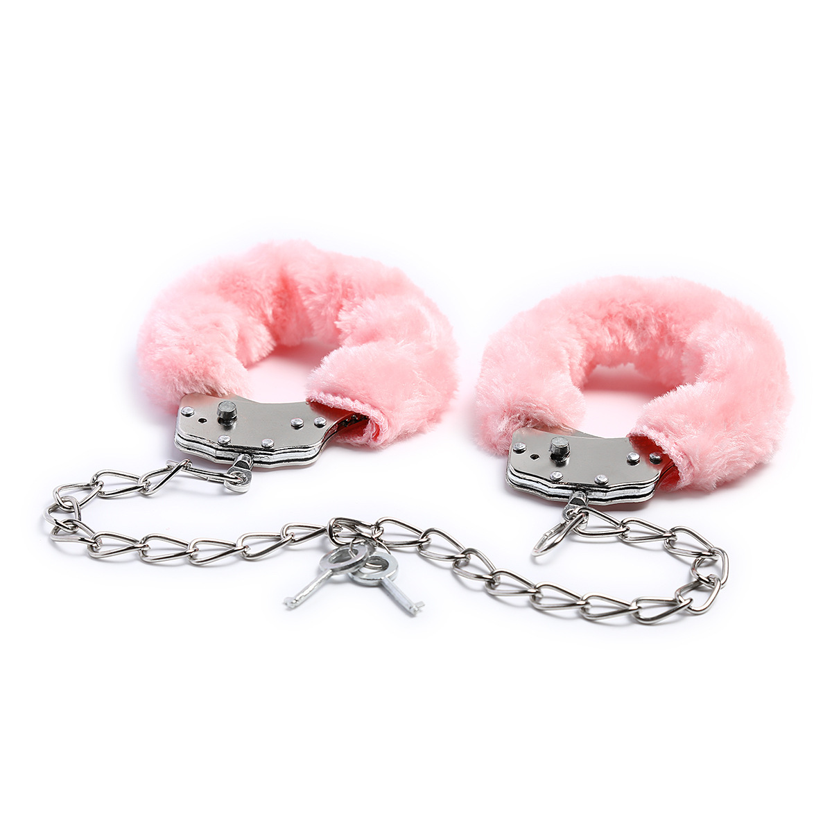 Pieds en peluche rose